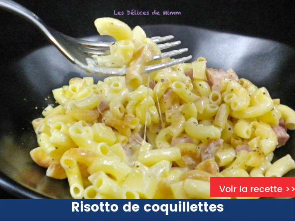 Risotto de coquillettes à la façon de Jean-François Piège